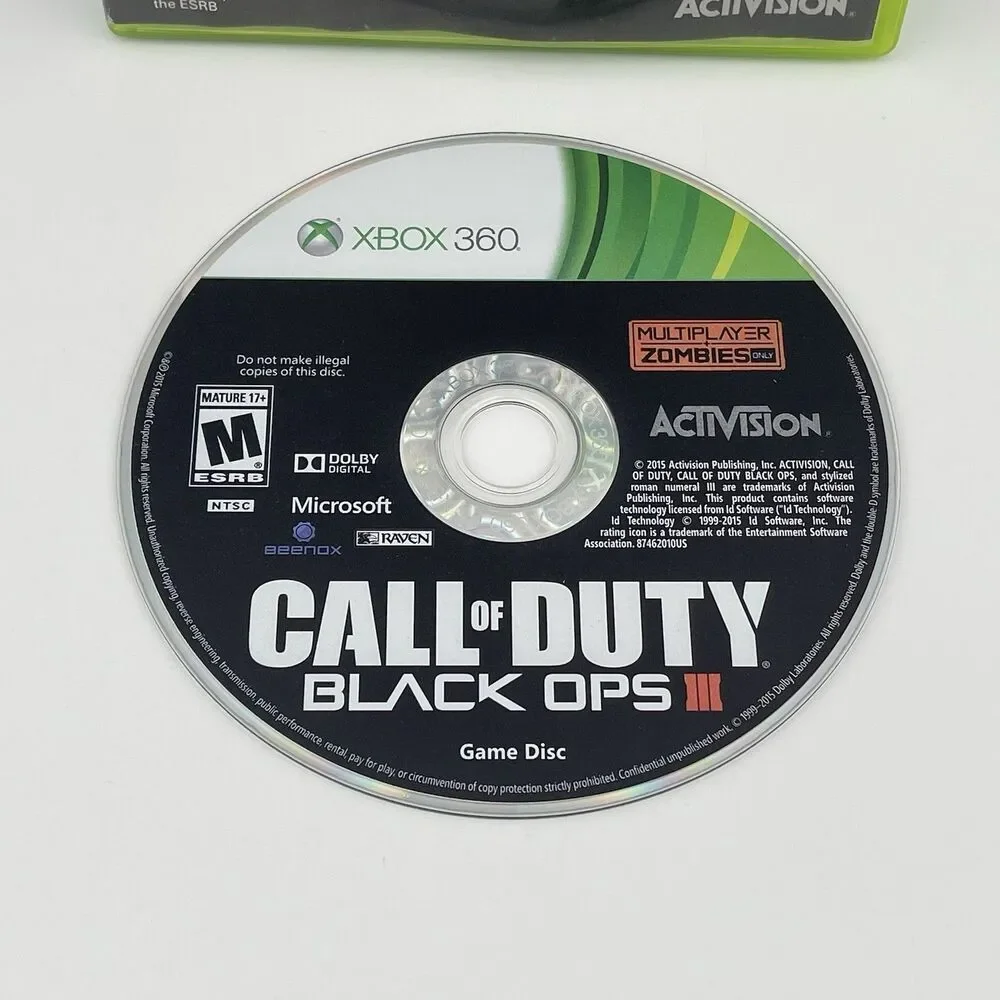 Call of Duty: Black Ops II + Black Ops III (Microsoft Xbox 360) Bundle Set!